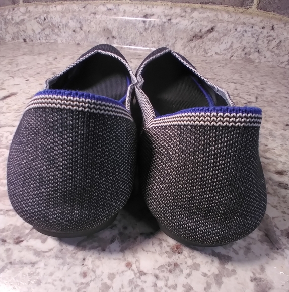 Rothy's Black and White Women's Flats size 9.5 career officewear business - Picture 3 of 8